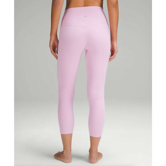 LULULEMON Align High-Rise Crop 21" Vitapink Pink Sz 10 {3S42} - Picture 1 of 6